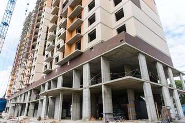 New multi-storey building under construction