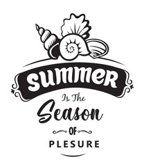 Obraz premium Summer holidays badge