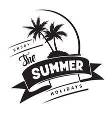 Summer holidays badge