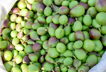 green fruits and background
