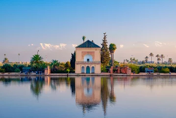Photo sur Plexiglas Maroc Pavillon Tour de Marrakech