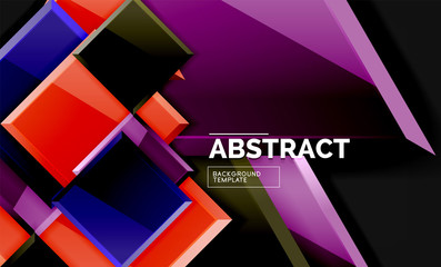 Shiny style geometric background