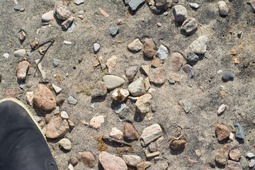 pebbles on the beach