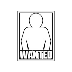 search notice icon. Element of Police for mobile concept and web apps icon. Outline, thin line icon for website design and development, app development