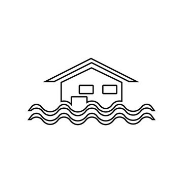 recommend clip art: floating house icon. Element of zoo for mobile concept and web apps icon. Outline, thin line icon for website design and development, app development