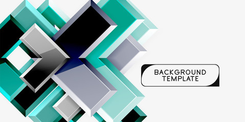 Abstract arrows composition background