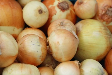 Fresh onion for cooking at street food