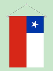 Chile national flag 