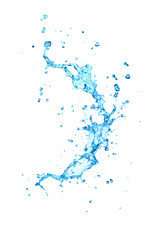 water Splash On white  Background