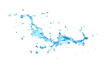 water Splash On white  Background