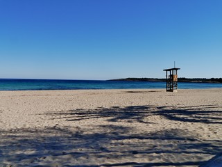 Badewacht am Strand von Mallorca