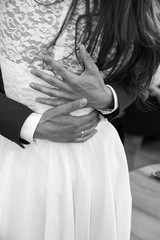 Hands, rings, weddings day, Switzerland, Europe