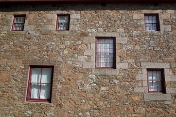 Victorian workhouse, Jersey, U.K. 19th century building.