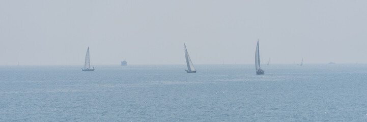 Obraz premium Segelboote auf dem Bodensee