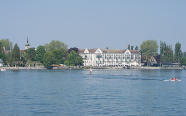 Naklejka premium Stadtpanorama Konstanz am Bodensee