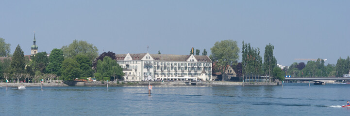 Stadtpanorama Konstanz am Bodensee