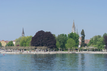 Stadtpanorama Konstanz am Bodensee