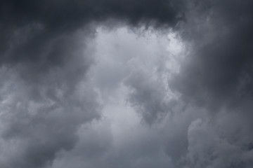Obraz premium Dark storm clouds background.