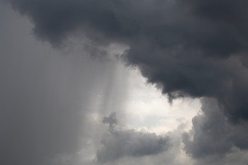 Fototapeta na wymiar Dark storm clouds background.