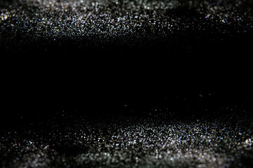 Glitter vintage lights frame.Abstract dark.Glitter wonderful lights background.