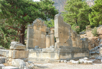 Ruins of the ancient city of Arykanda. Near Antalya, Turkey.
