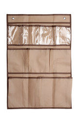Textile storage pocket organizer