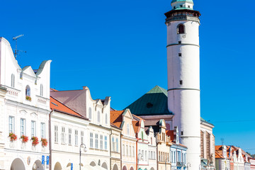 historic architecture Domazlice, Czech Republic