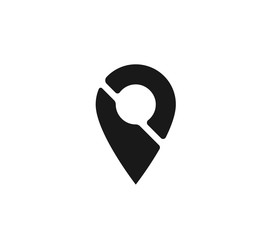 Location icon vector 