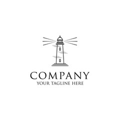 symbol, logo, lighthouse, icon, tower, sea, ocean, design, vector, nautical, travel, sign, line, illustration, searchlight, marine, house, light, isolated, building, beacon, signal, navigation, sailin