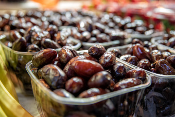 Date fruits at Carmel Market