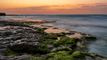 Sunset at Palmachim beach