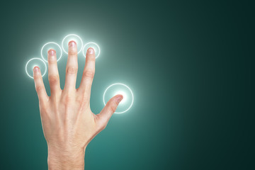 Innovation and hud concept