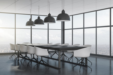 Luxury meeting room interior