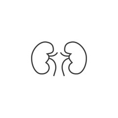 Kidneys Vector Line Icons