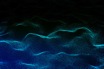 Digital wave texture