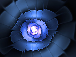 Obraz premium abstract flower fractal shape