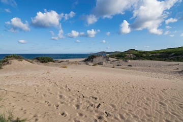 Panorama of Rena di Matteu Beach