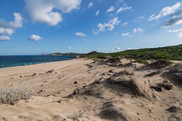 Panorama of Rena di Matteu Beach