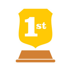 Awards icon on background for graphic and web design. Simple vector sign. Internet concept symbol for website button or mobile app.