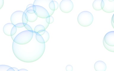 Light blue colored background with purple bubbles. Wallpaper, texture purple balloons. 3D illustration