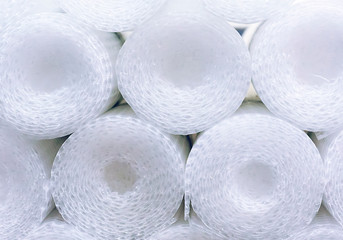 Bubble wrap in rolls. Background of bubble wrap.