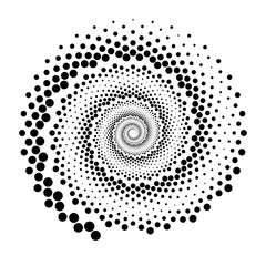 Design spiral dots backdrop