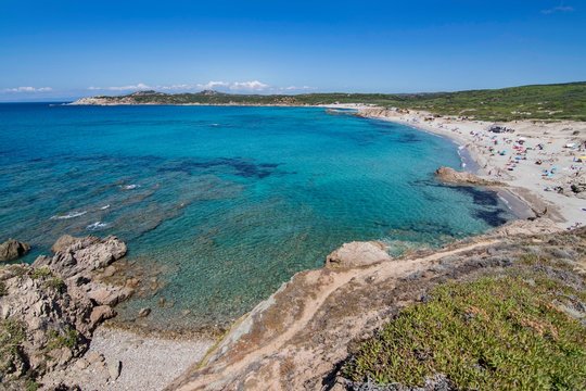 Panorama of the Rena Majore Beach