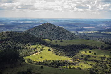 Obraz premium Vista Pedra do Índio - Botucatu