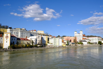 Fototapeta na wymiar Spaziergang in Passau, Städtereise, Deutschland