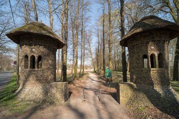 einfahrt park petzow