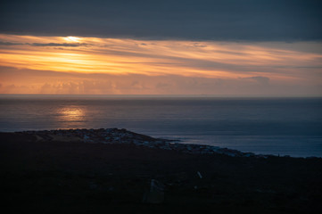 Fototapeta premium Sunset over the sea