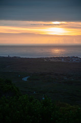 Fototapeta premium Sunset over the sea