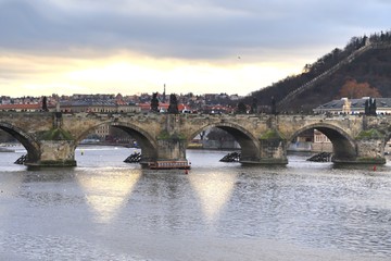 Obraz premium The Charles Bridge in Prague, Czech Republic