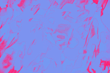 Blue violet background with red pink flower pattern